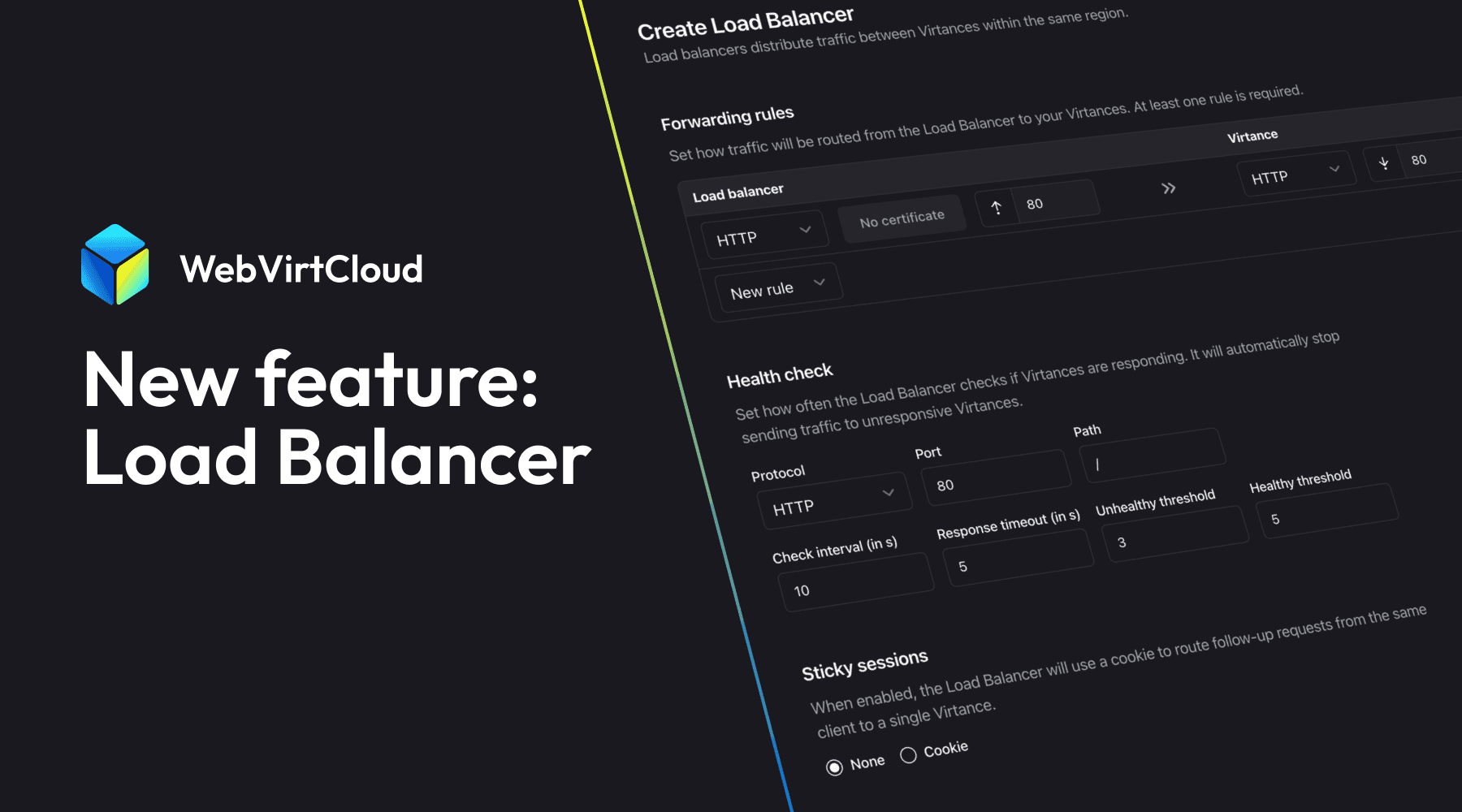 WebVirtCloud Introducing Load Balancer